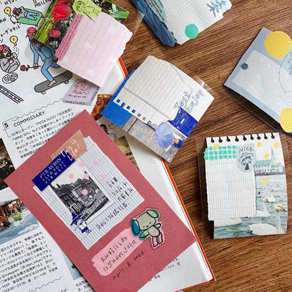 Die-Cut Sticker Roll - Collage Film Verses