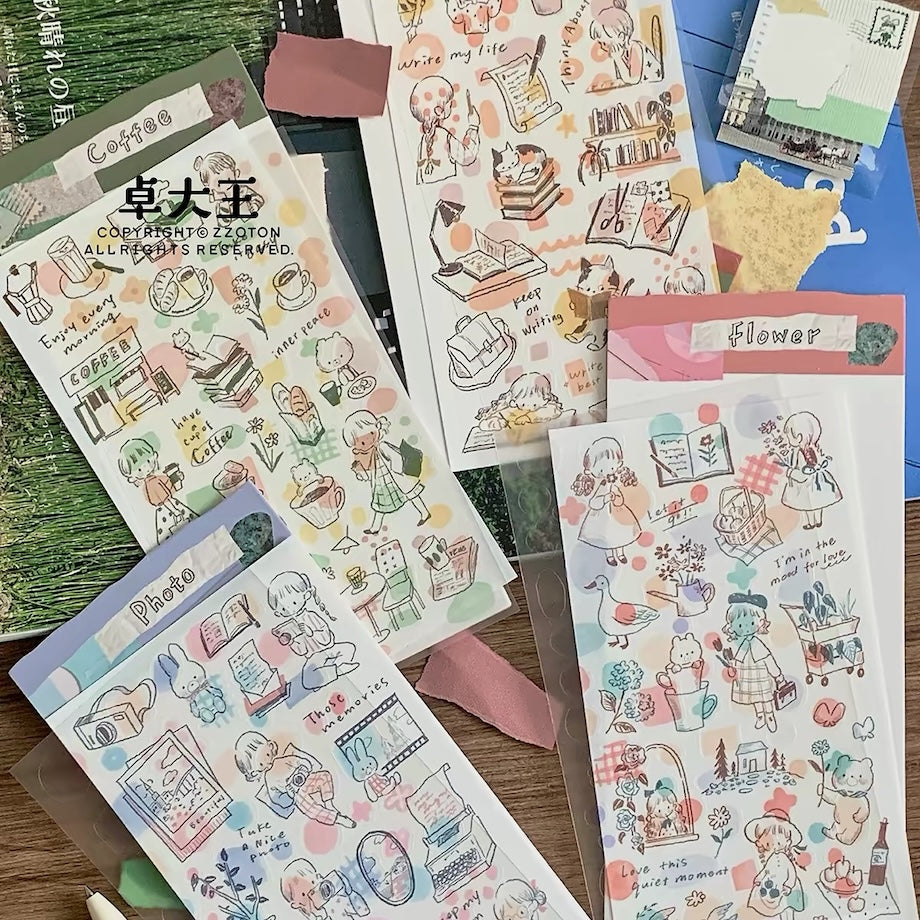 Die-Cut Sticker Sheets - Collage