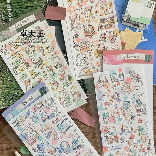 Die-Cut Sticker Sheets - Collage