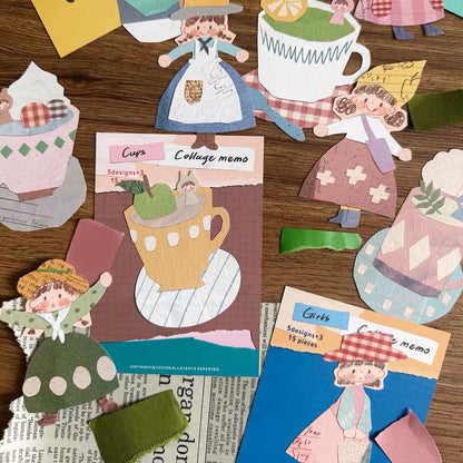 Memo Pads - Cups & Girls