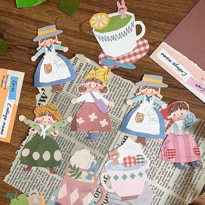 Memo Pads - Cups & Girls