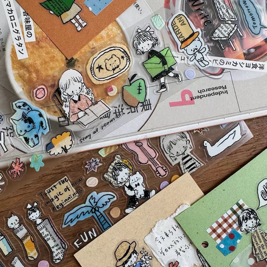 Die-Cut Sticker Roll - Cut into Pieces