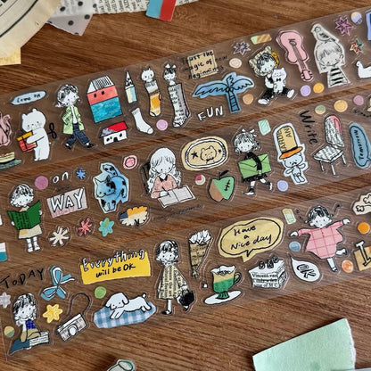 Die-Cut Sticker Roll - Cut into Pieces