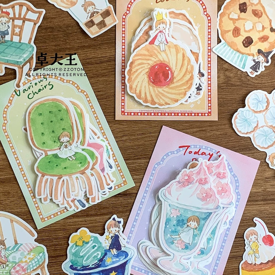 Memo Pads - Dessert, Cookies, & Chairs