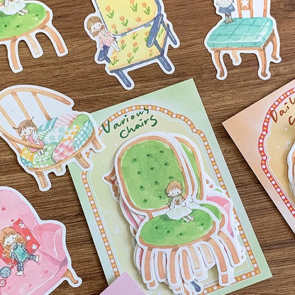 Memo Pads - Dessert, Cookies, & Chairs