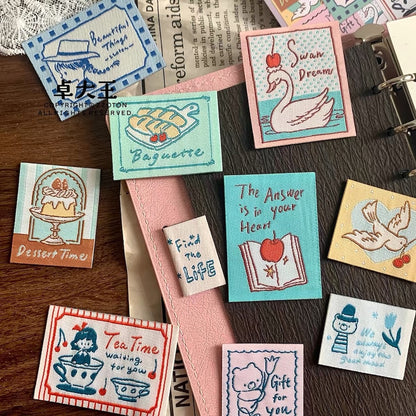 Fabric Sticker - Vintage Romance