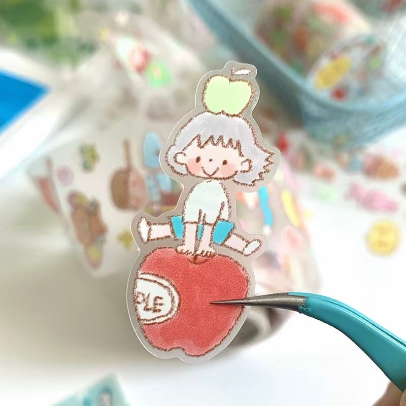 Die-Cut Sticker Roll - Friends on Paper