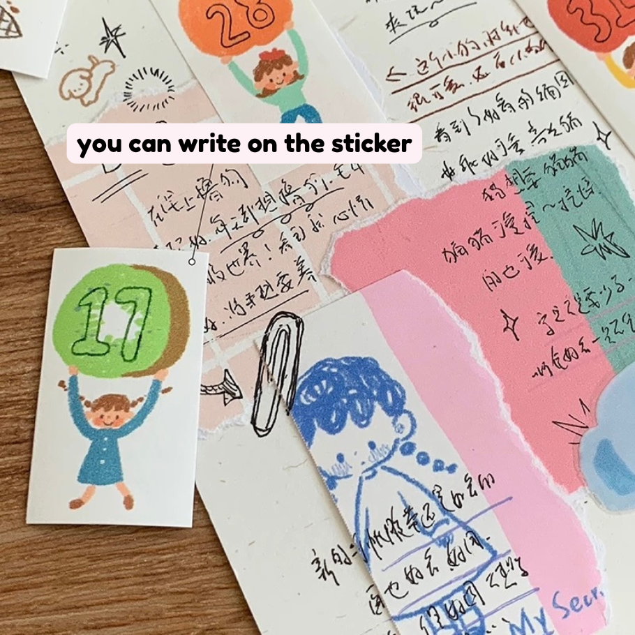 Label Sticker Rolls - Fruits & Life