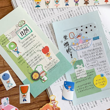 Label Sticker Rolls - Fruits & Life