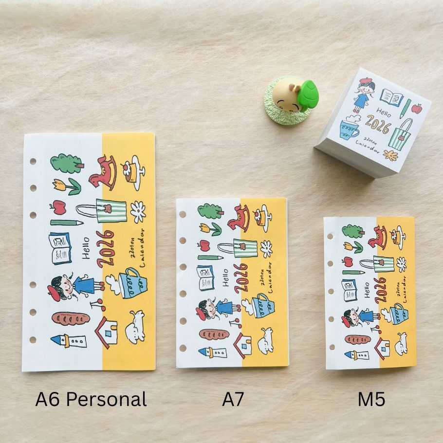 2026 Full Year Schedule Paper Refills