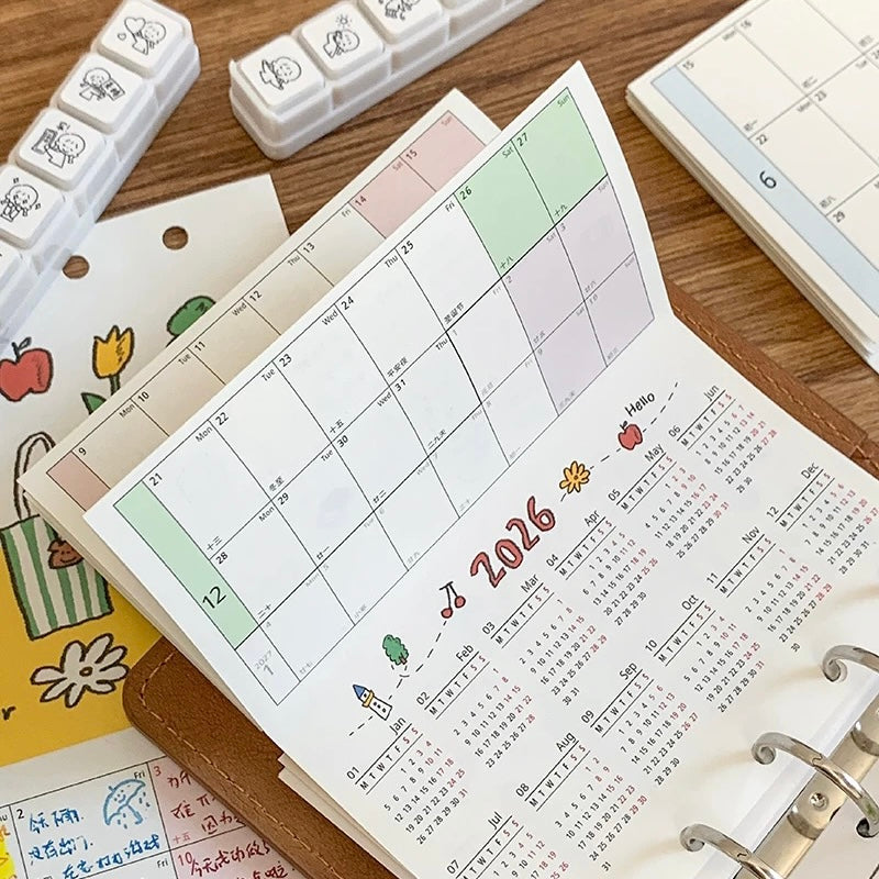 2026 Full Year Schedule Paper Refills