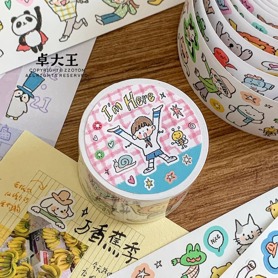 Die-Cut Sticker Roll - I'm Here