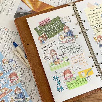 Die-Cut Sticker Sheets - Journaling & Lazy Life