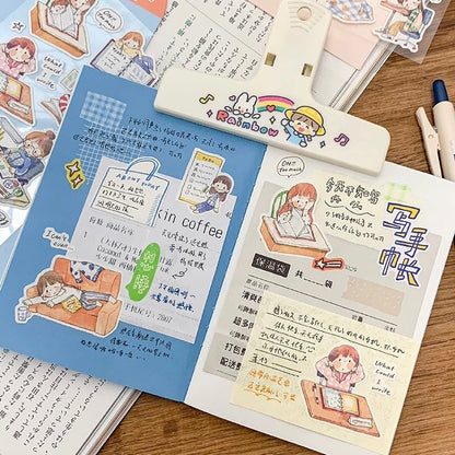 Die-Cut Sticker Sheets - Journaling & Lazy Life