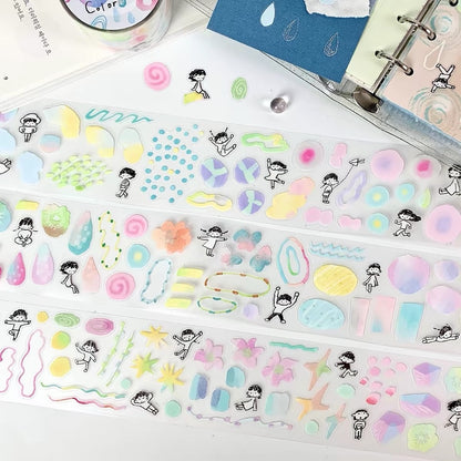 Die-Cut Sticker Roll - Jump into the Color