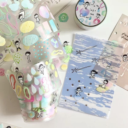 Die-Cut Sticker Roll - Jump into the Color