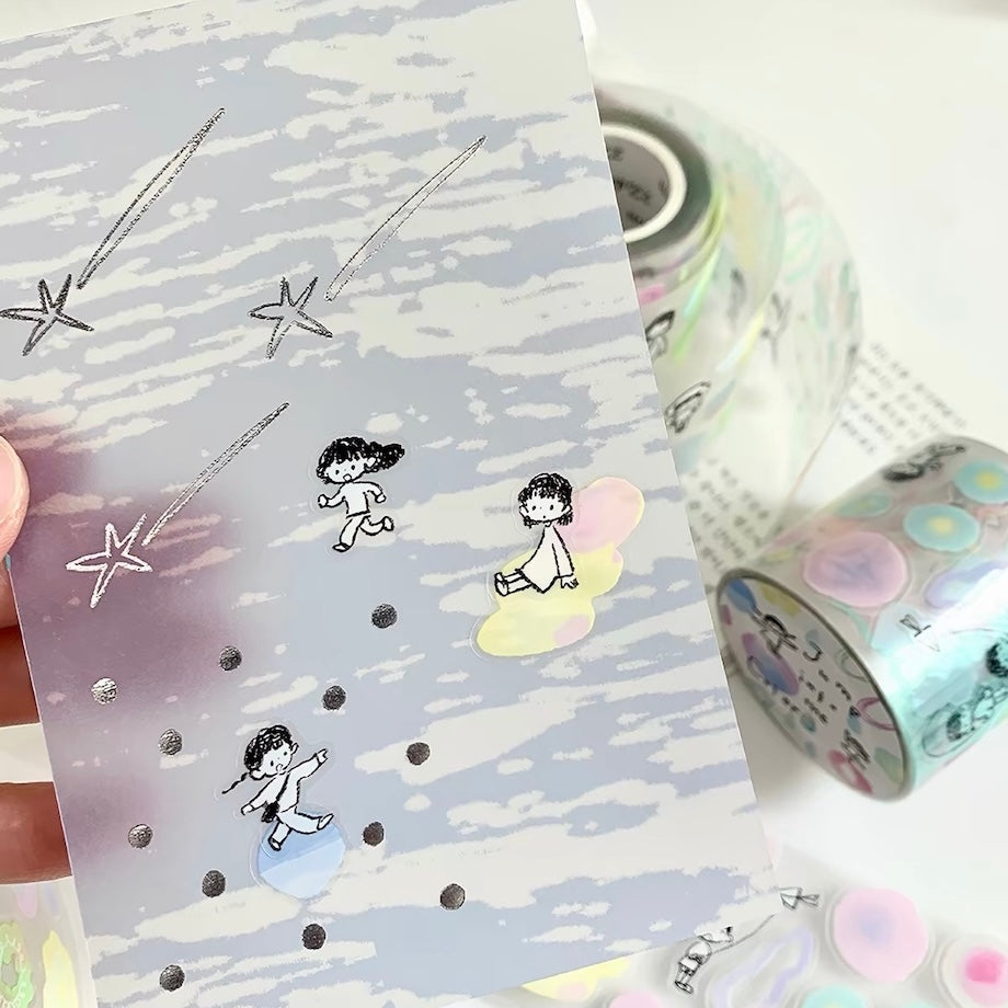 Die-Cut Sticker Roll - Jump into the Color