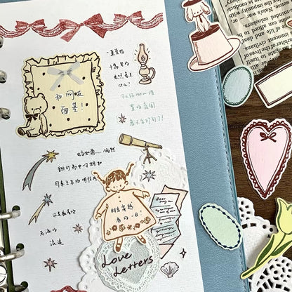 Writing Memo Roll - Old Paper Pages