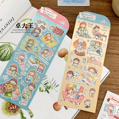Die-Cut Sticker Sheets - Phone & Snacks