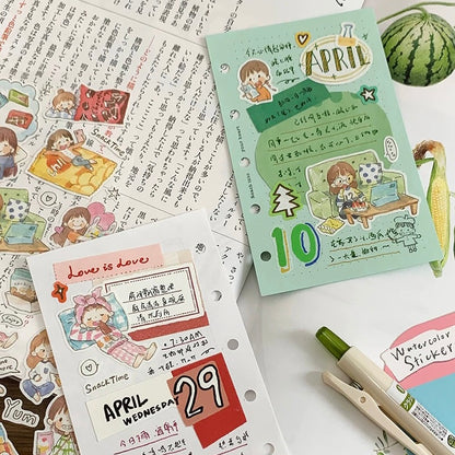 Die-Cut Sticker Sheets - Phone & Snacks