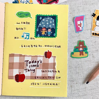 Die-Cut Sticker Roll - Rainbow March