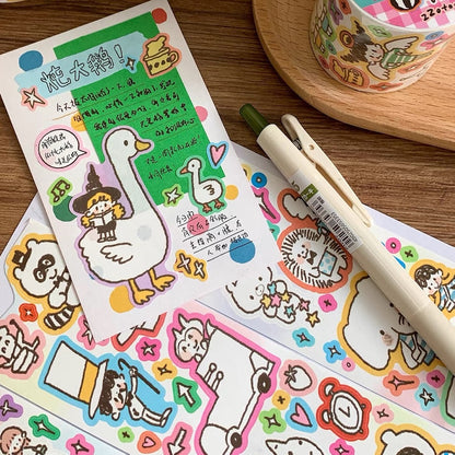 Die-Cut Sticker Roll - Relax Life
