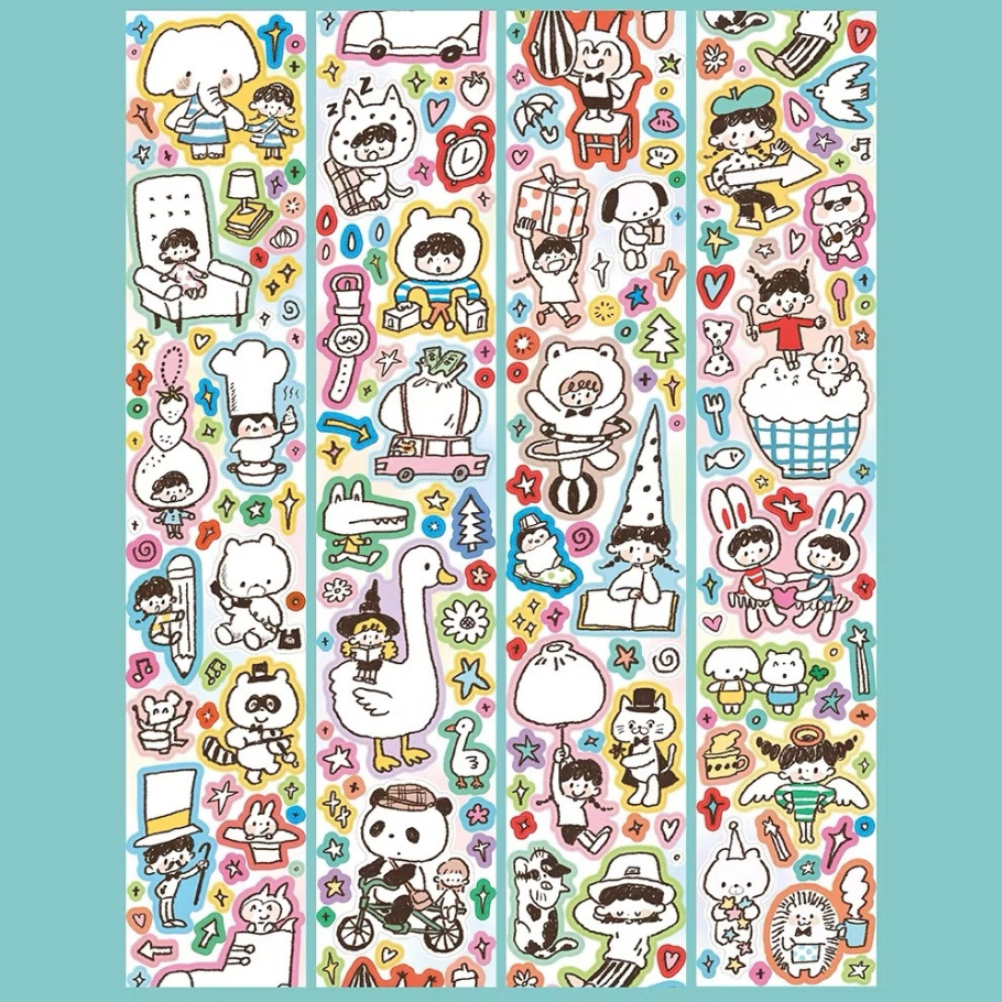 Die-Cut Sticker Roll - Relax Life