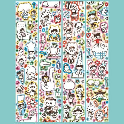 Die-Cut Sticker Roll - Relax Life