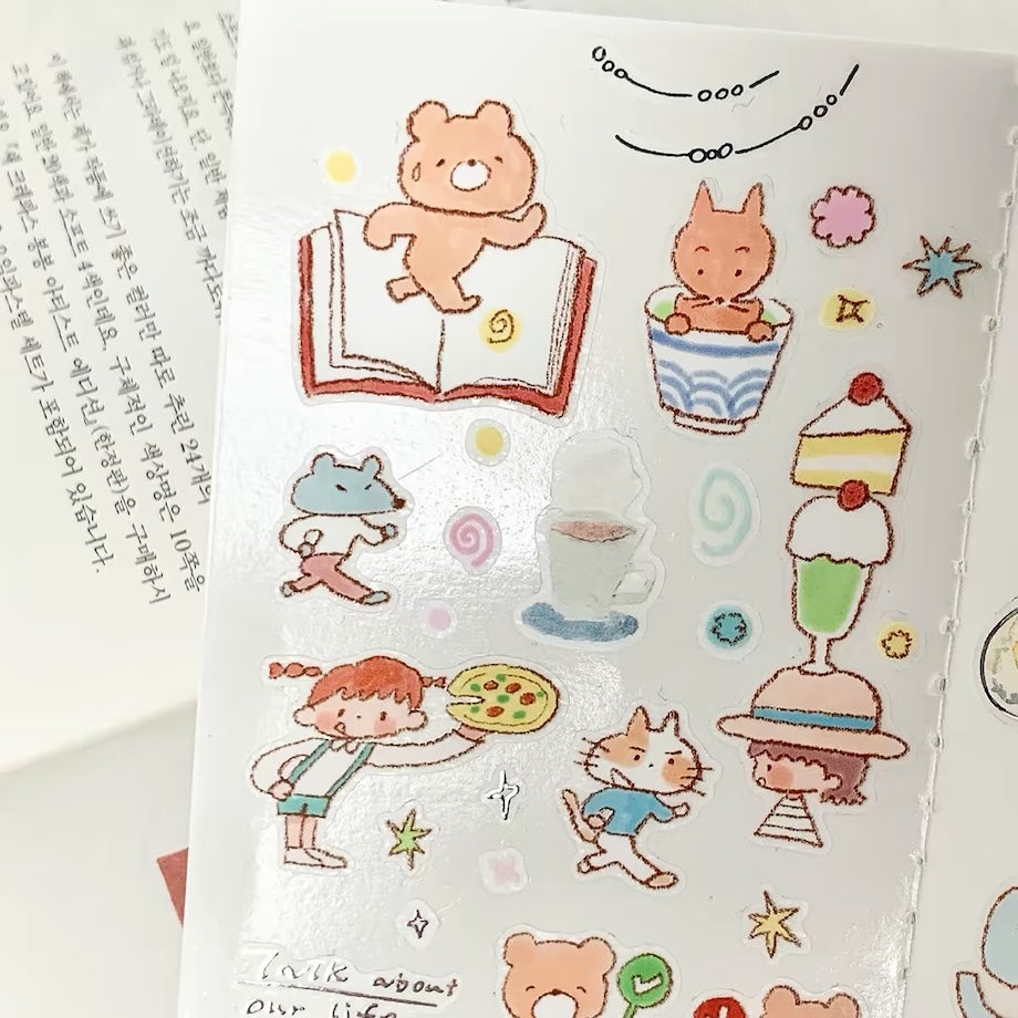 zZOTON Sticker Release Paper Book - M5, A7, A6 Personal Size