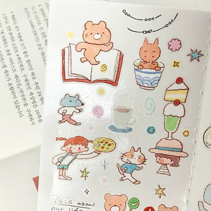 zZOTON Sticker Release Paper Book - M5, A7, A6 Personal Size