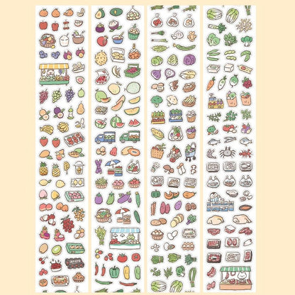 Die-Cut Sticker Roll - Small Elements
