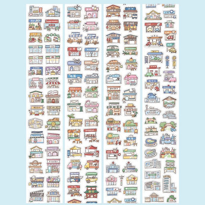 Die-Cut Sticker Roll - Small Elements