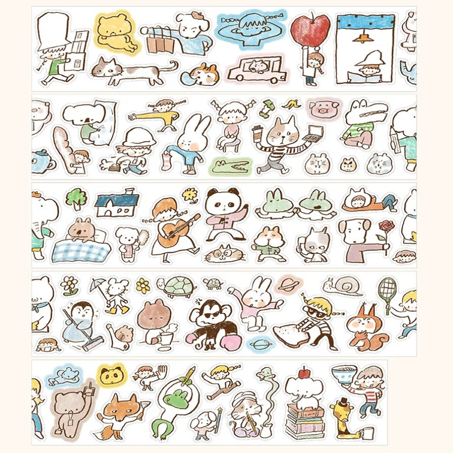 Die-Cut Sticker Roll - Some Sketches