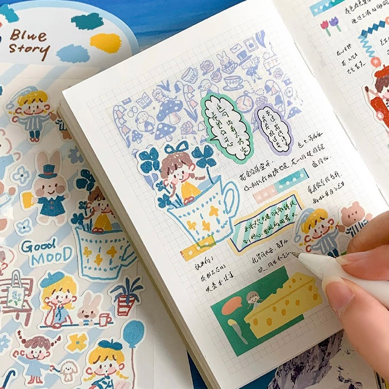 Die-Cut Sticker Sheets - Story