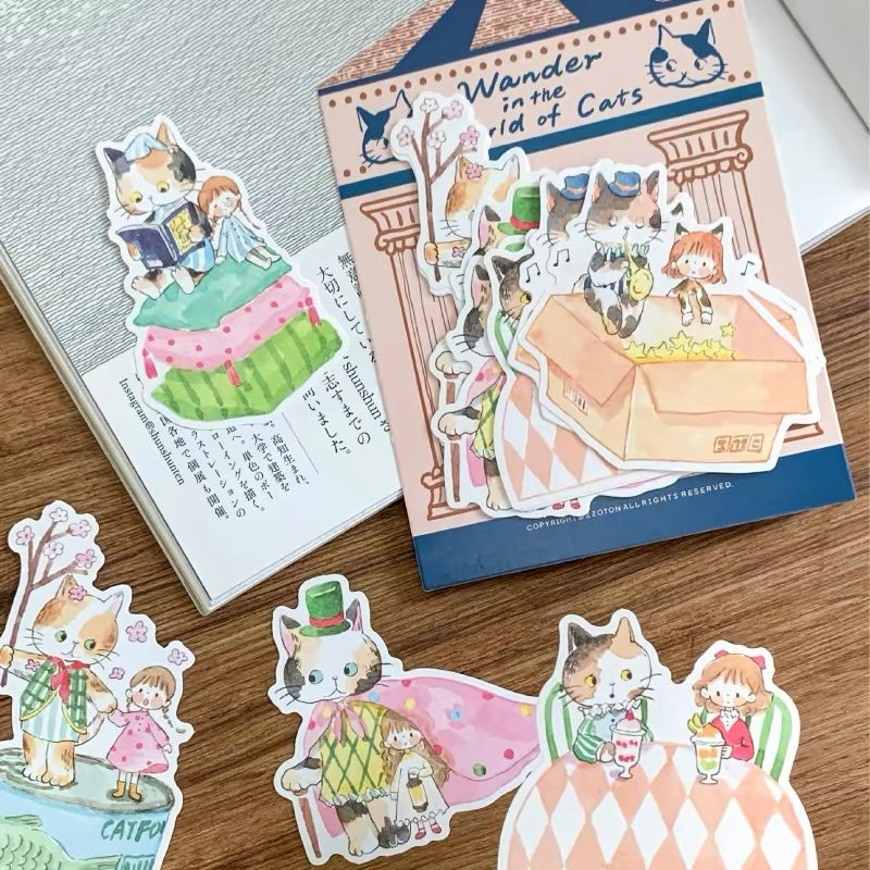 Memo Pad - Wader in the World of Cats