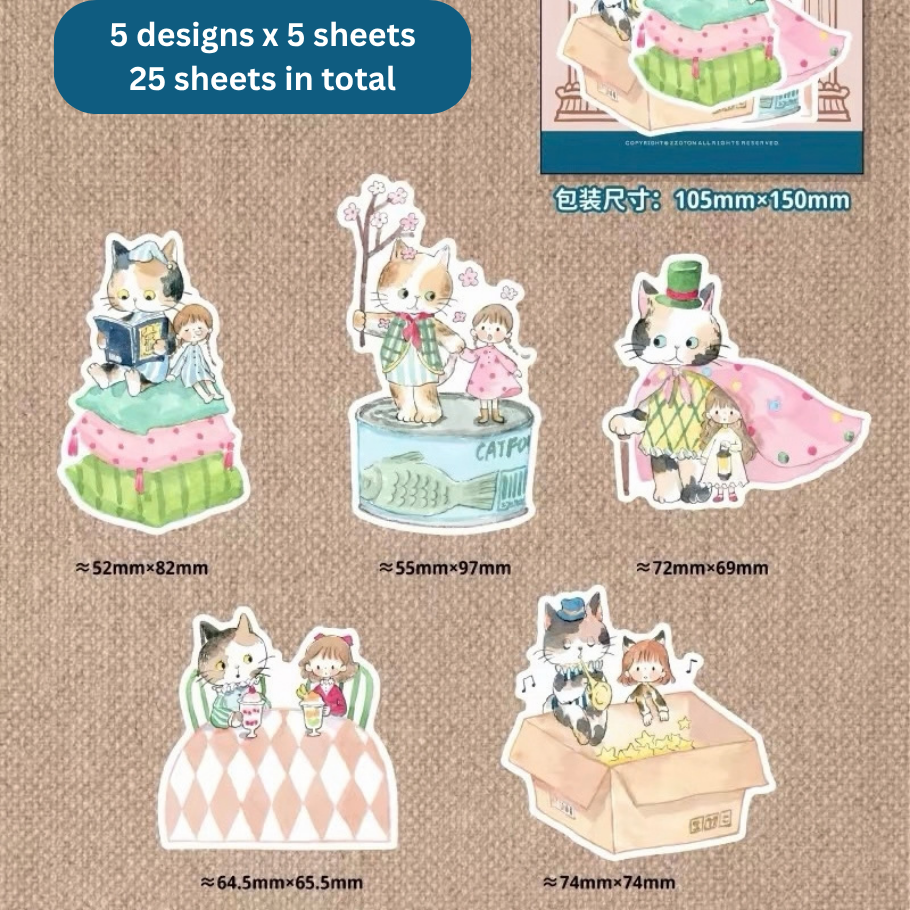 Memo Pad - Wader in the World of Cats