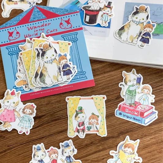 Sticker Packet - Wander in the World of Cats