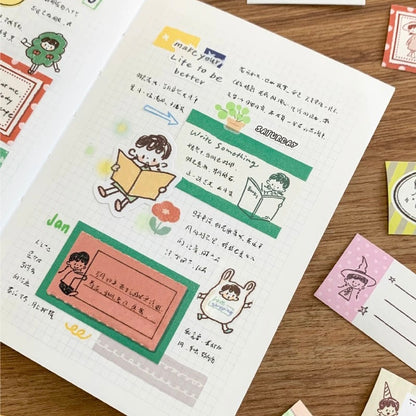 Writing Memo Roll - Colorful & Collage