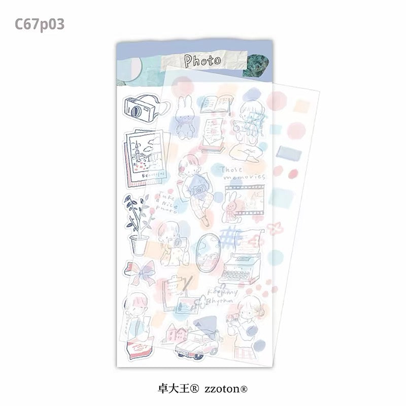 Die-Cut Sticker Sheets - Collage