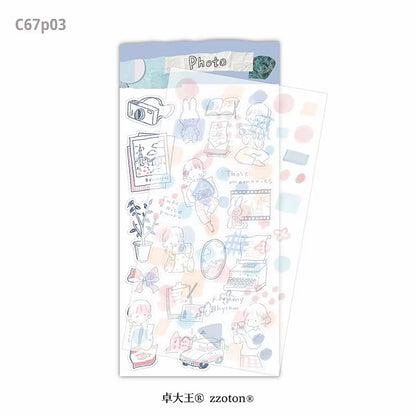 Die-Cut Sticker Sheets - Collage