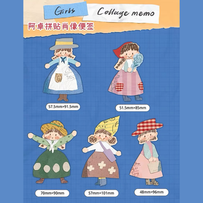 Memo Pads - Cups & Girls