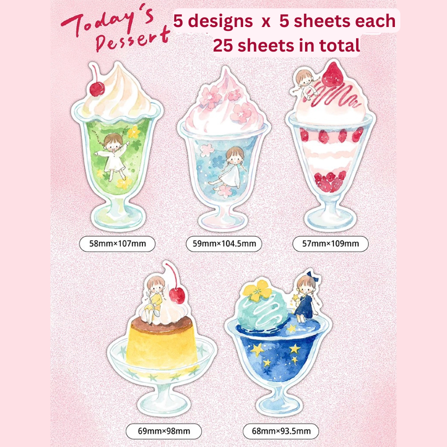 Memo Pads - Dessert, Cookies, & Chairs