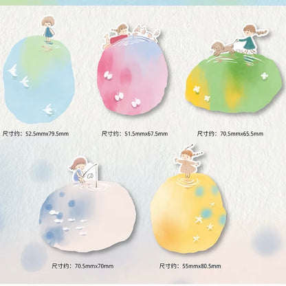 Memo Pads - Waterside & Dewy Girls