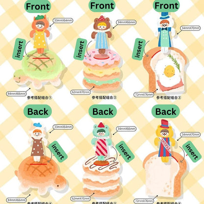 Oil Pastel Memo Pads - Raise & Lying