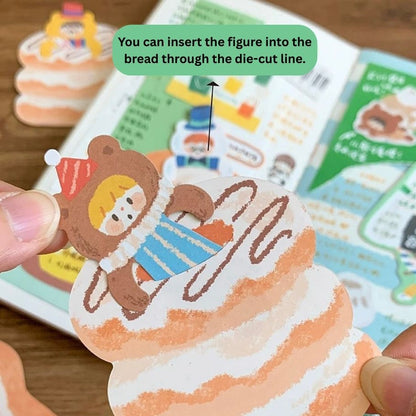 Oil Pastel Memo Pads - Raise & Lying