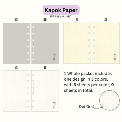 zZOTON Loose Leaf Paper Refills - A7 & M5 Size