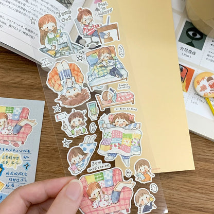 Die-Cut Sticker Sheets - Phone & Snacks