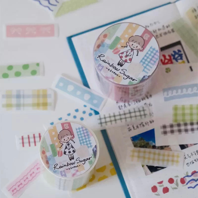 Die-Cut Sticker Roll - Rainbow Sugar