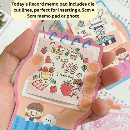 Oil Pastel Memo Pads - Record & Impression