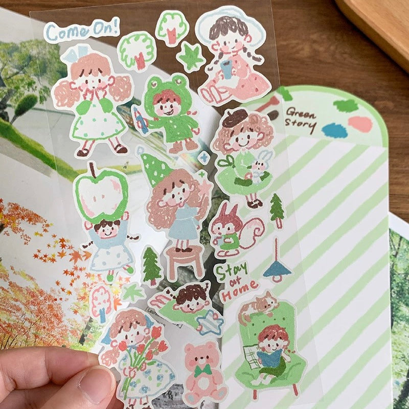 Die-Cut Sticker Sheets - Story